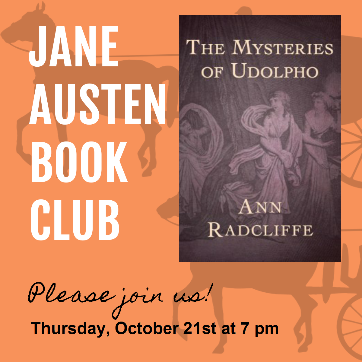 Jane Austen Book Club The Mysteries of Udolpho