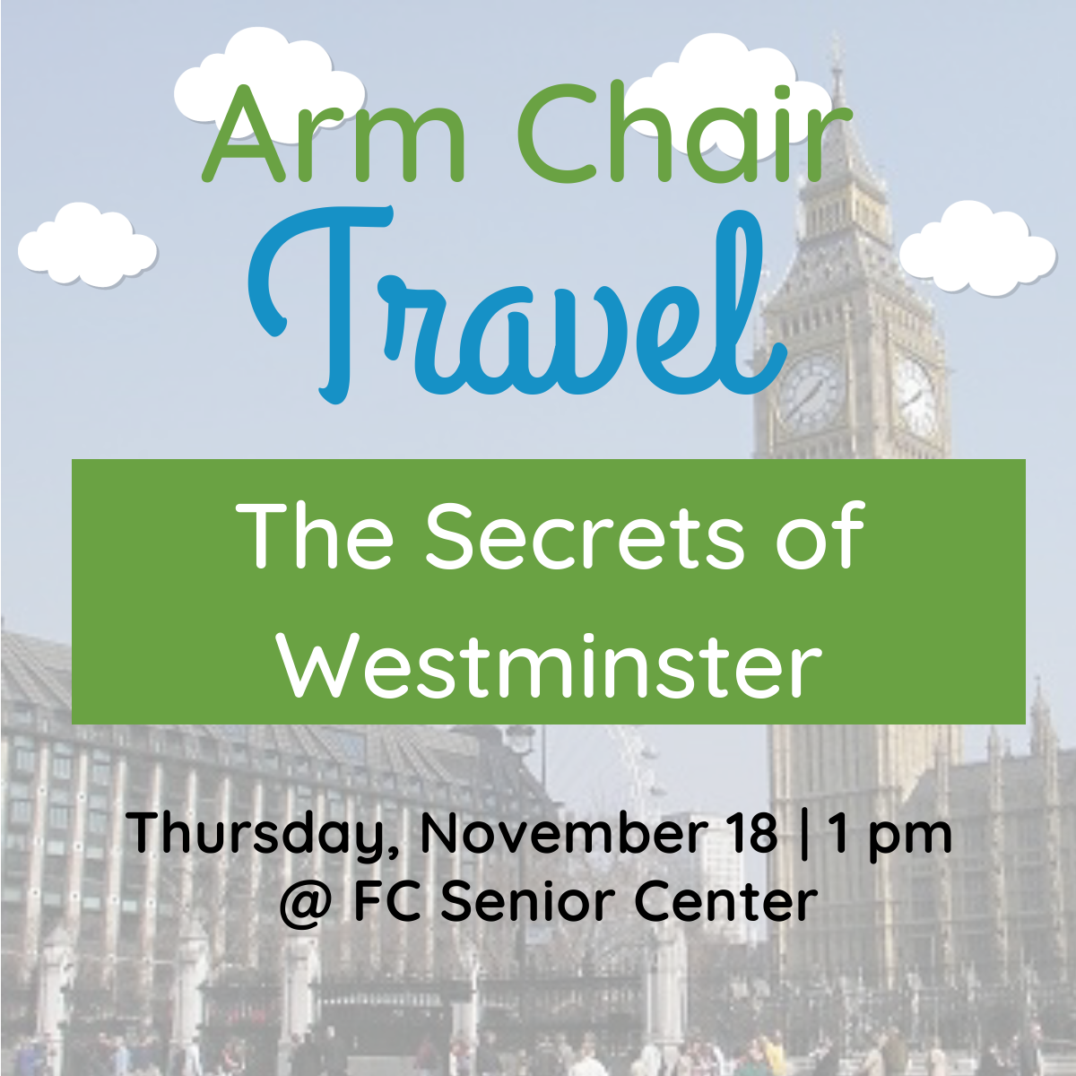 Arm Chair Travel The Secrets of Westminster