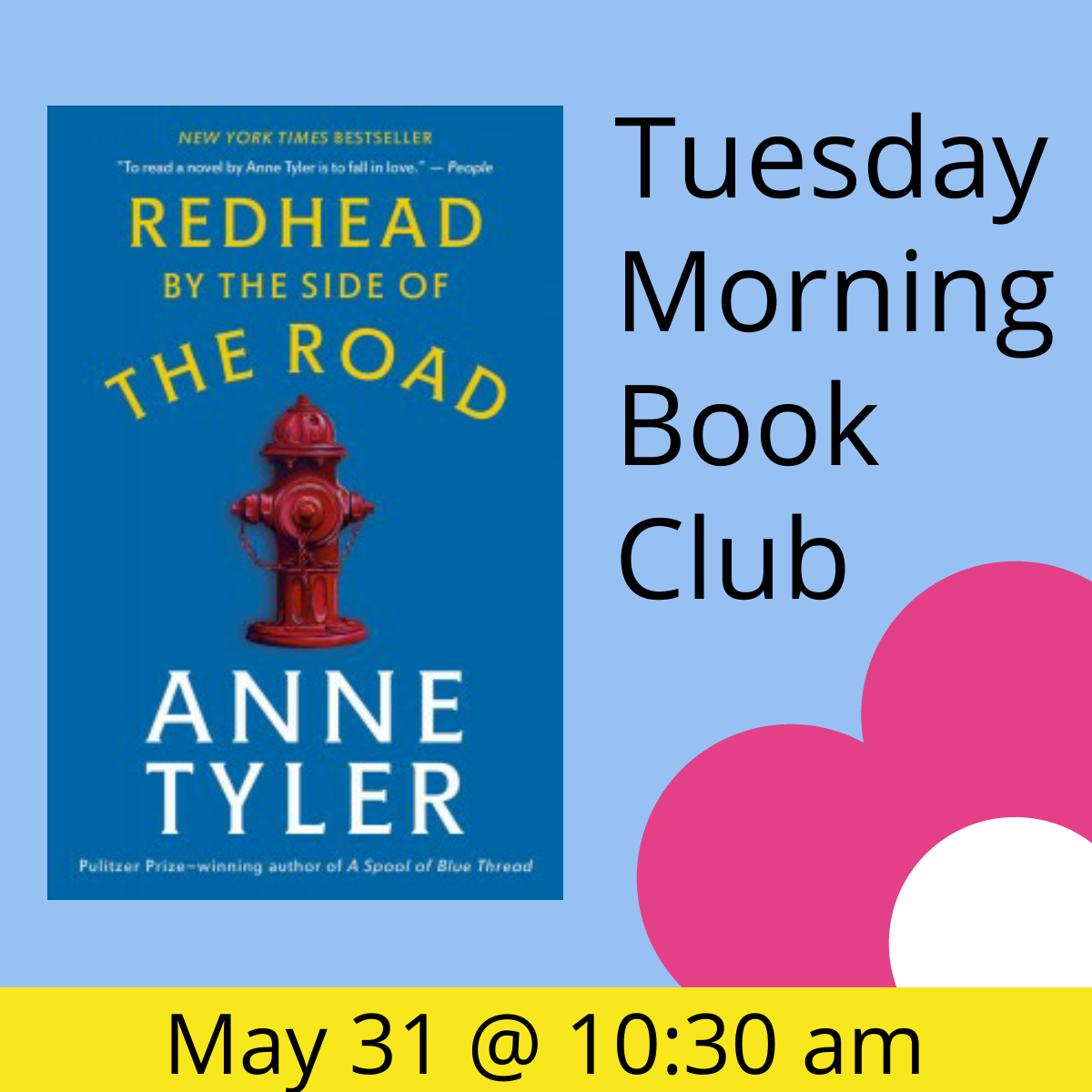 book cover for next Tuesday Morning Book Club