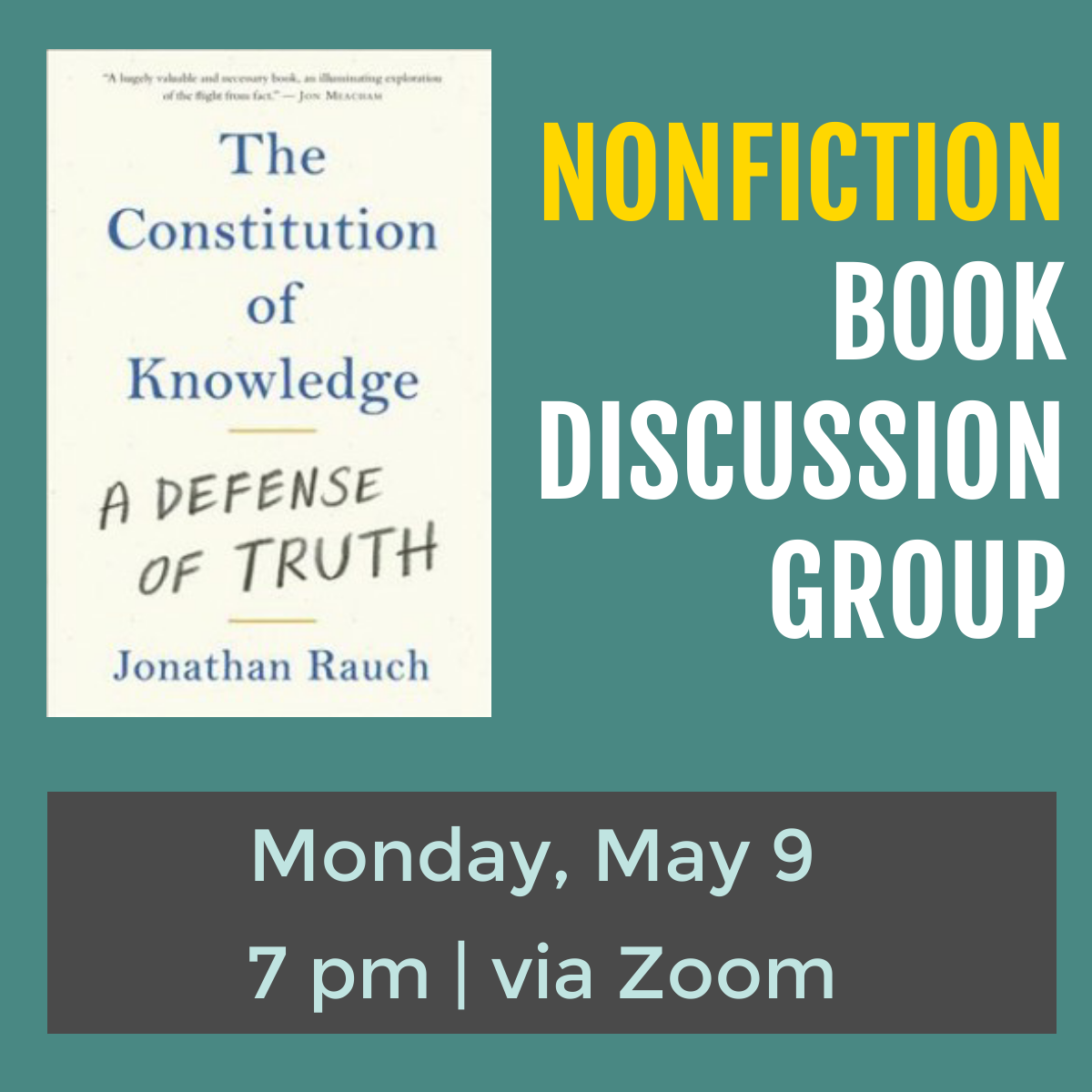 Nonfiction Book Discussion Group graphic