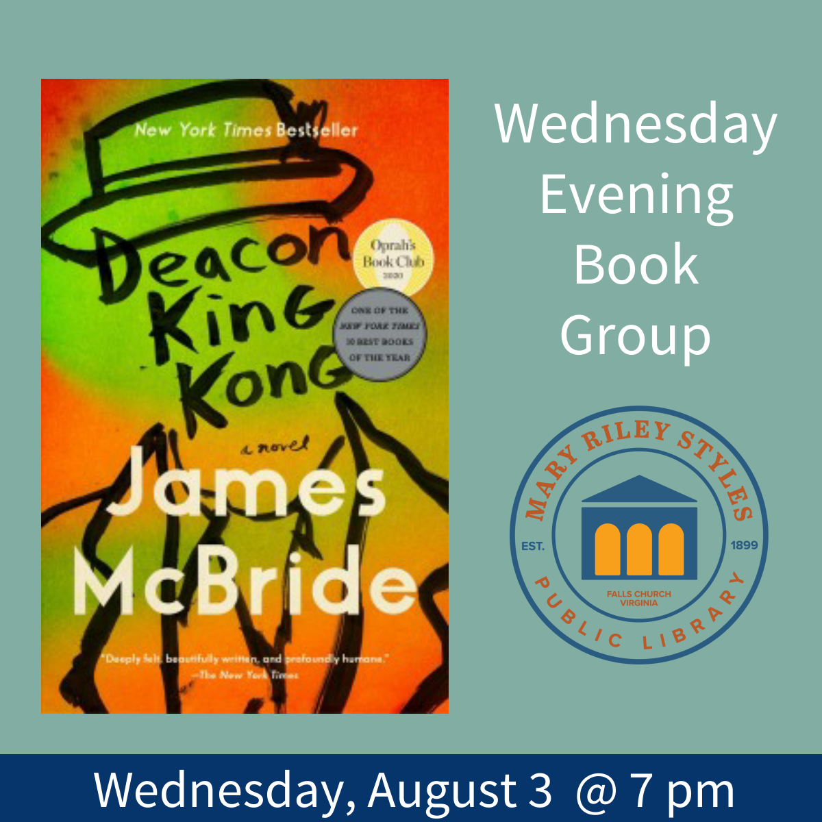 Wednesday Evening Book Group graphic