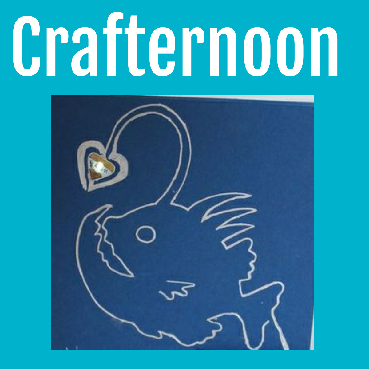 Crafternoon Icon with image of and LED anglerfish