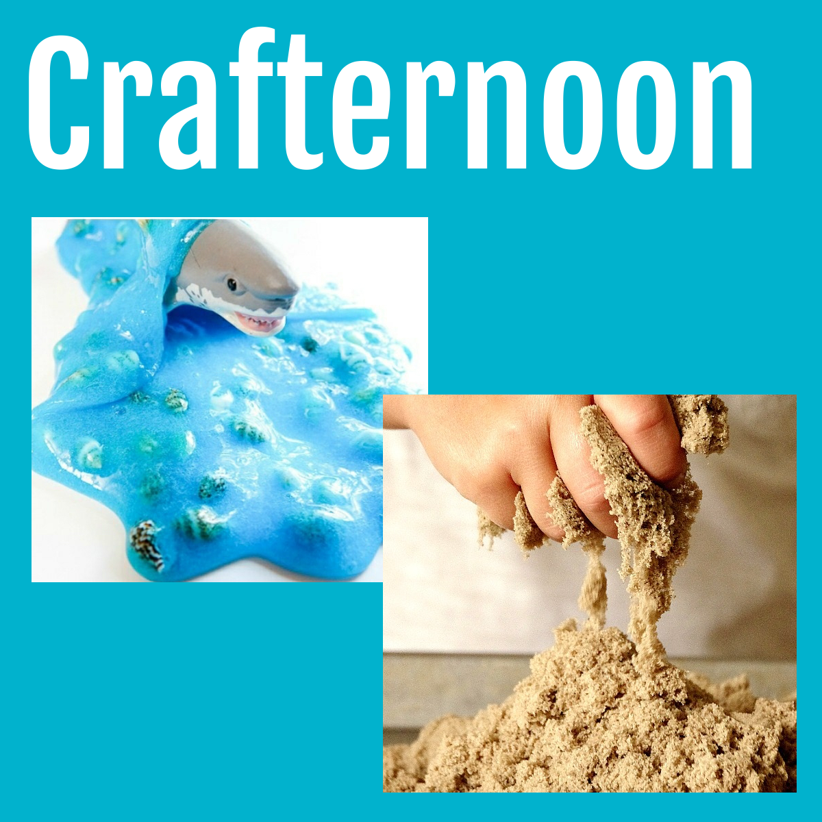 Crafternoon icon with images of ocean slime and kinetic slime